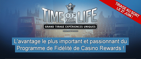 Time Of Your Life Sweepstakes - Le Grand Tirage Expériences Uniques