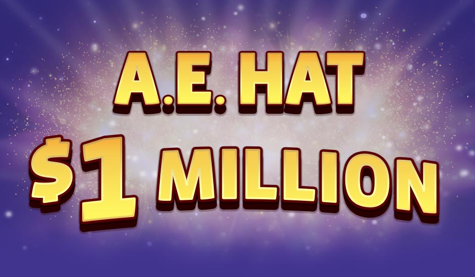 

											A.E. HAT $1 Million

										