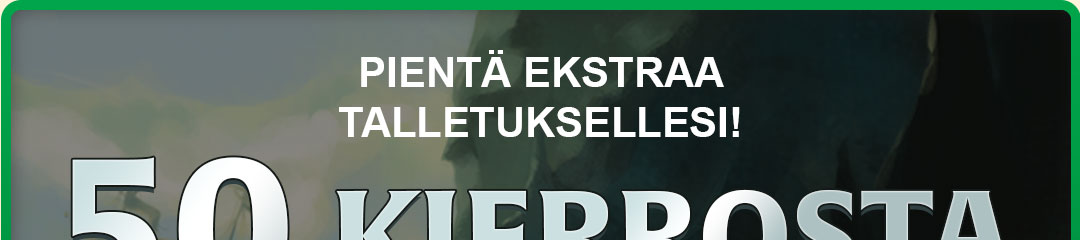 

												PIENTÄ EKSTRAA TALLETUKSELLESI!

												