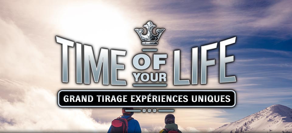 

											Grand Tirage Expériences Uniques - Time Of Your Life

										