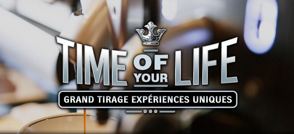 

											Grand Tirage Expériences Uniques - Time Of Your Life

										