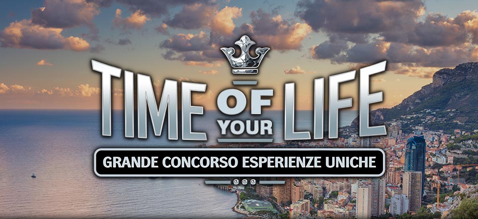 

											Grande Concorso Esperienze Uniche - Time Of Your Life

										